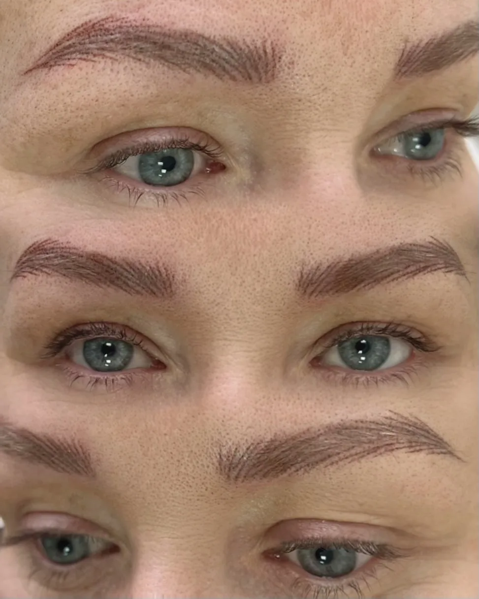 🖊Перманентный макияж бровей в аппаратной волосковой технике #realbrows.