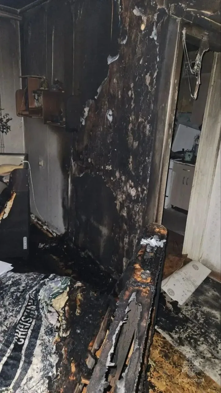 🔥 Оставленный без присмотра удлинитель стал причиной пожара в Курске