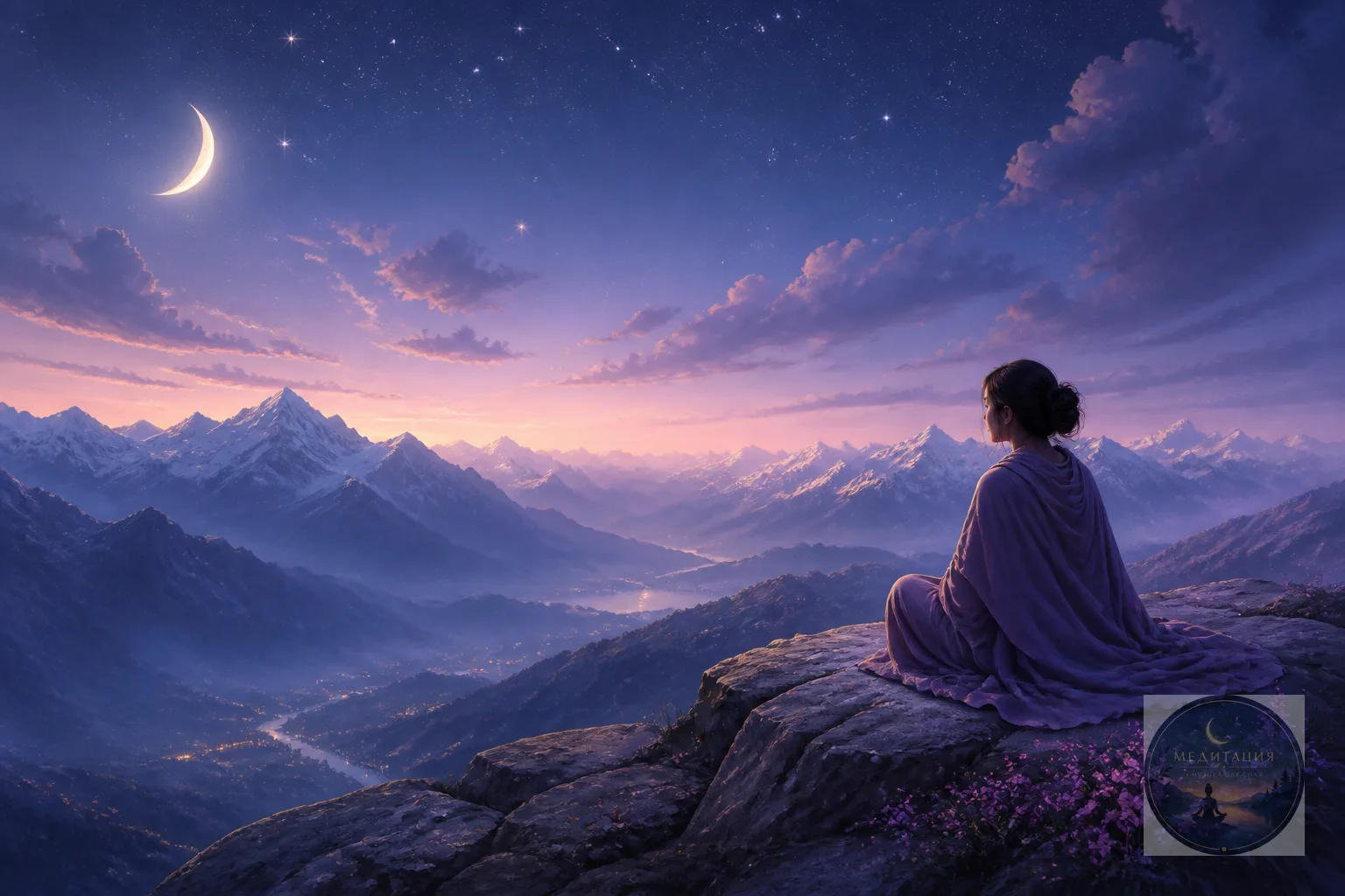 🕯️ Медитация «Небо перед сном» уже здесь. 🌙