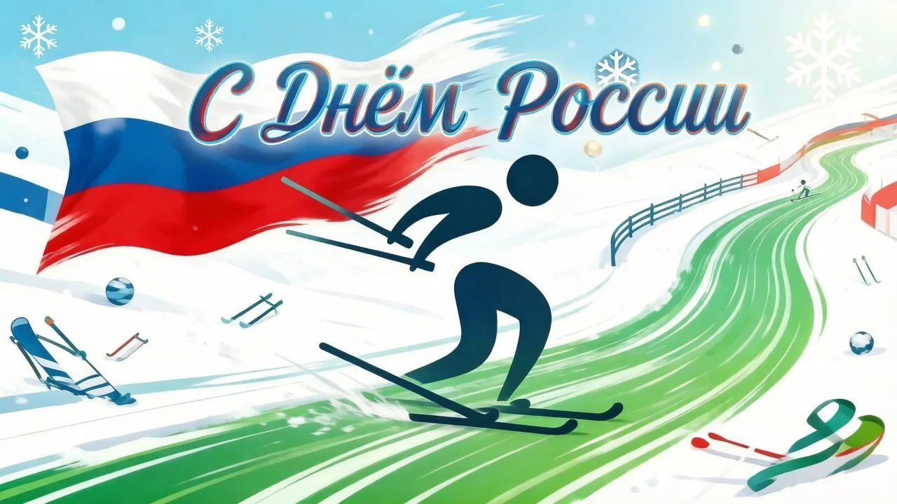 🎉🇷🇺 С Днём России от Лыжного Комплекса «Нагорный» и ЦРЛГХК! 🇷🇺🎉
