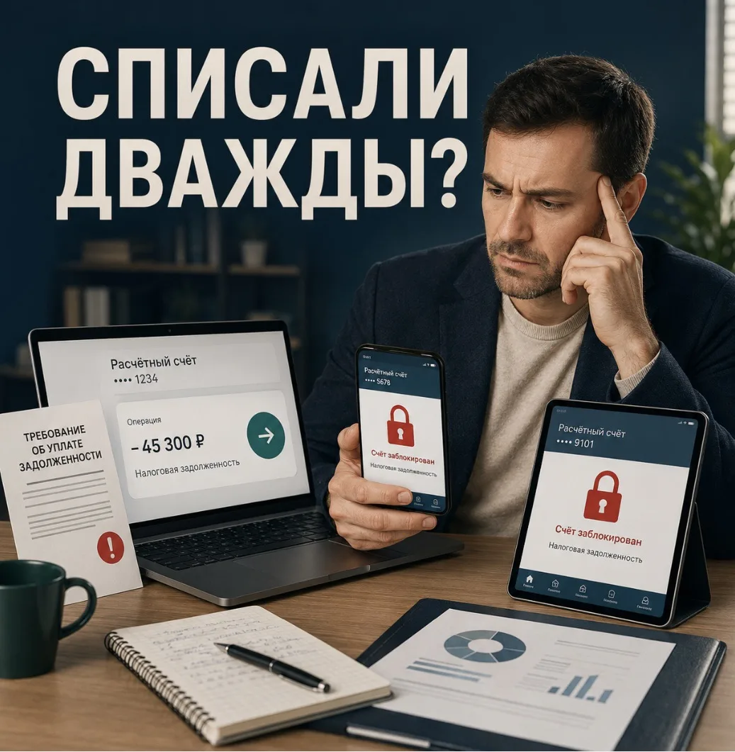 Налоговая дважды списала один и тот же долг?
