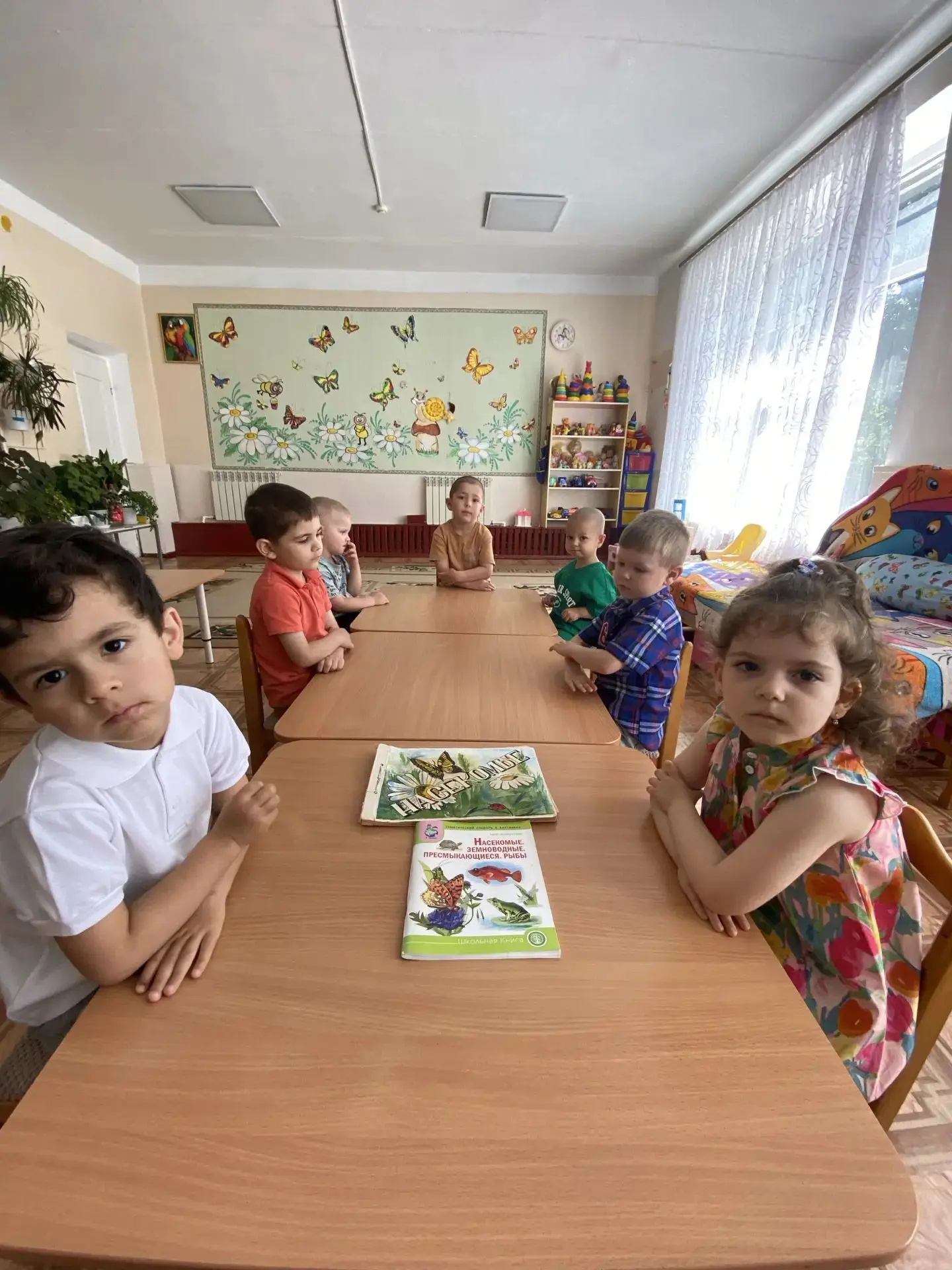 В нашей младшей группе прошло увлекательное занятие-путешествие в мир букашек и жучков. Мы продолжил