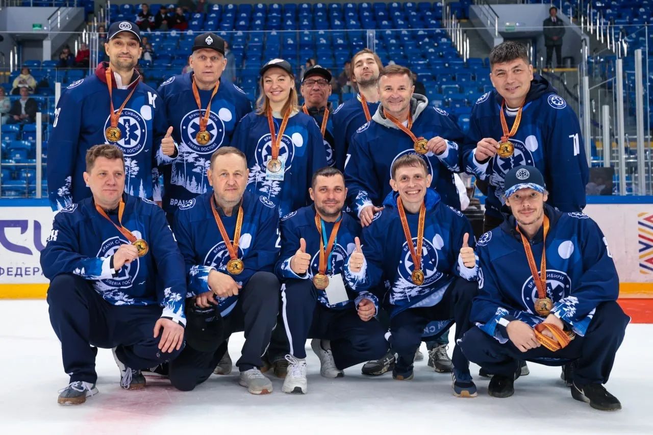 🏒 Профайл команды: «Врачи Сибири» на Кубке Гиппократа 40+ (Весна 2026) 🥉