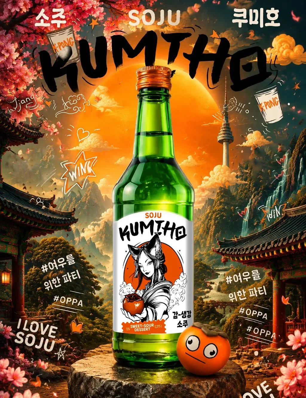 ✨ Встречайте новинку — SOJU KUMIHO SWEET-SOUR DESSERT!

Необычный кисло-сладкий вкус, вдохновленный 