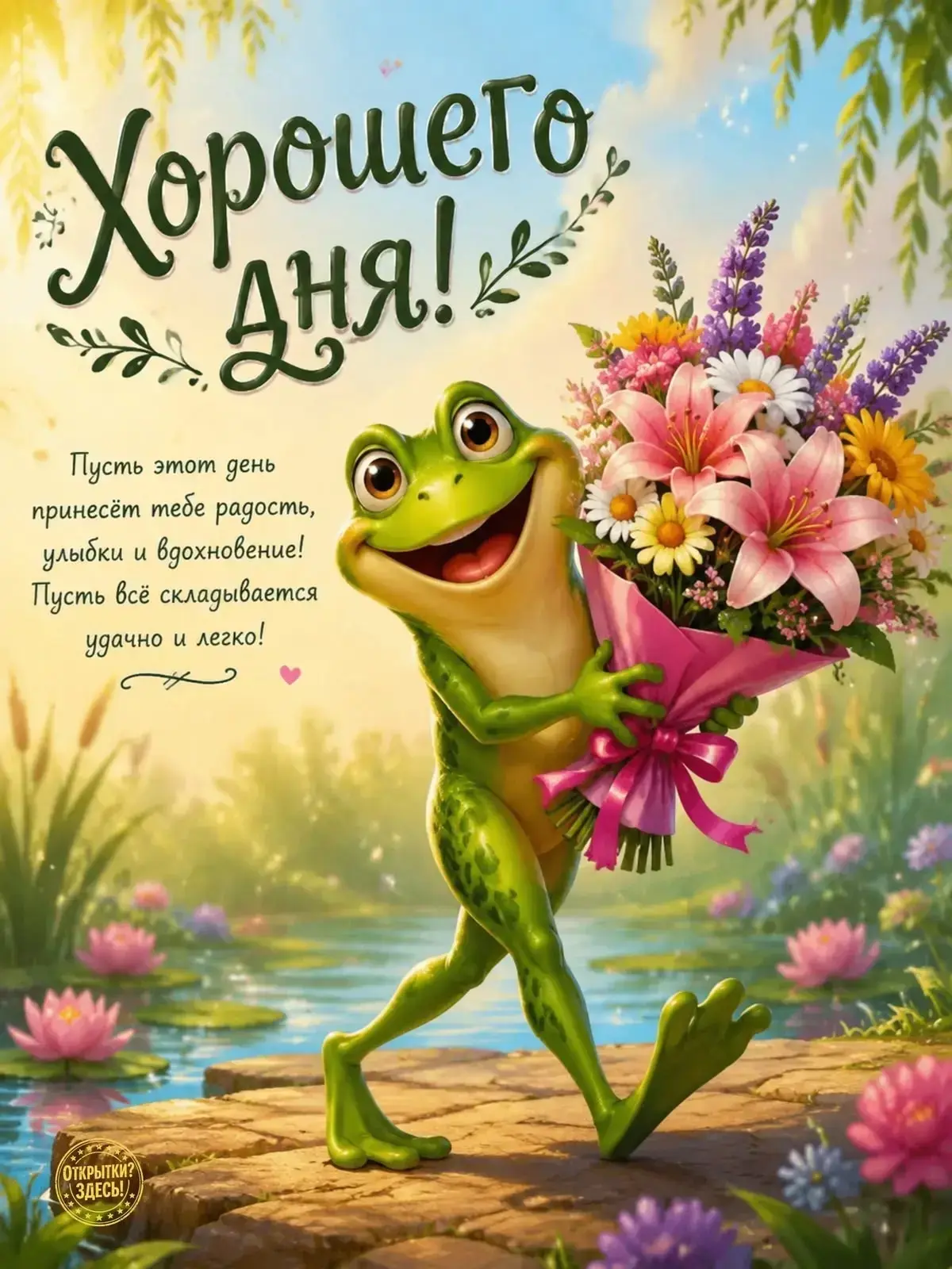 Ставь 👍, если нравится открытка и делись с близкими!