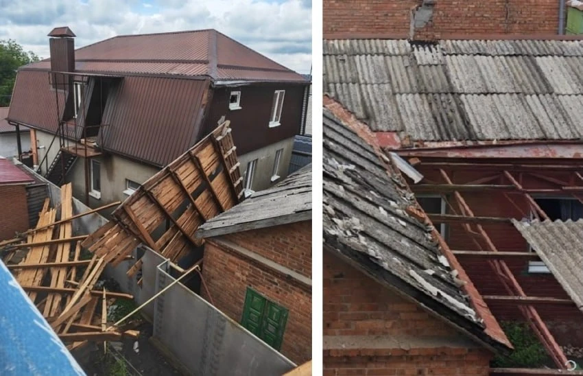 В Ростове-на-Дону жители сами устраняют последствия шторма.