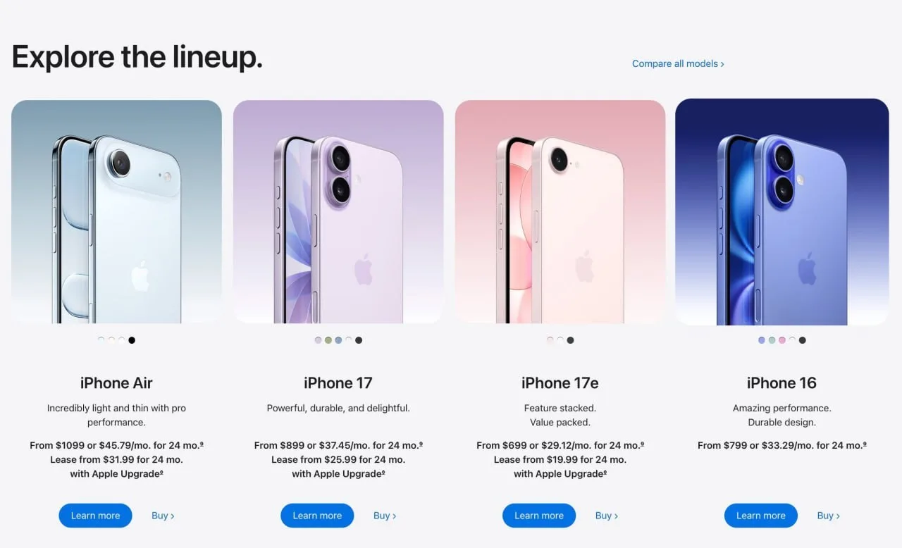Apple накинула по $100 на все старые iPhone сразу после презентации нового iPhone.