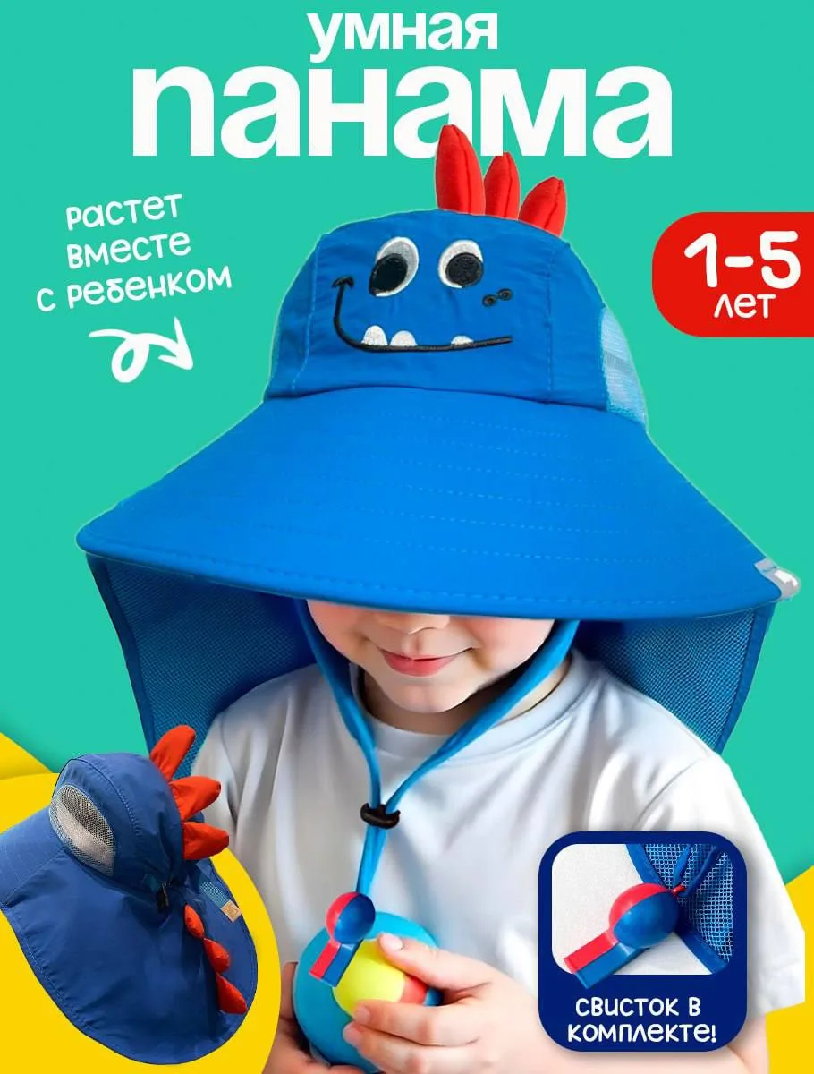 Умная Панама растет вместе с ребенком, защищает плечи и шею! ☀️
Такую панаму дети носят с удовольств