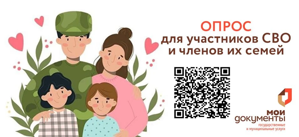 Опрос о качестве предоставления мер поддержки участникам СВО и членам их семей