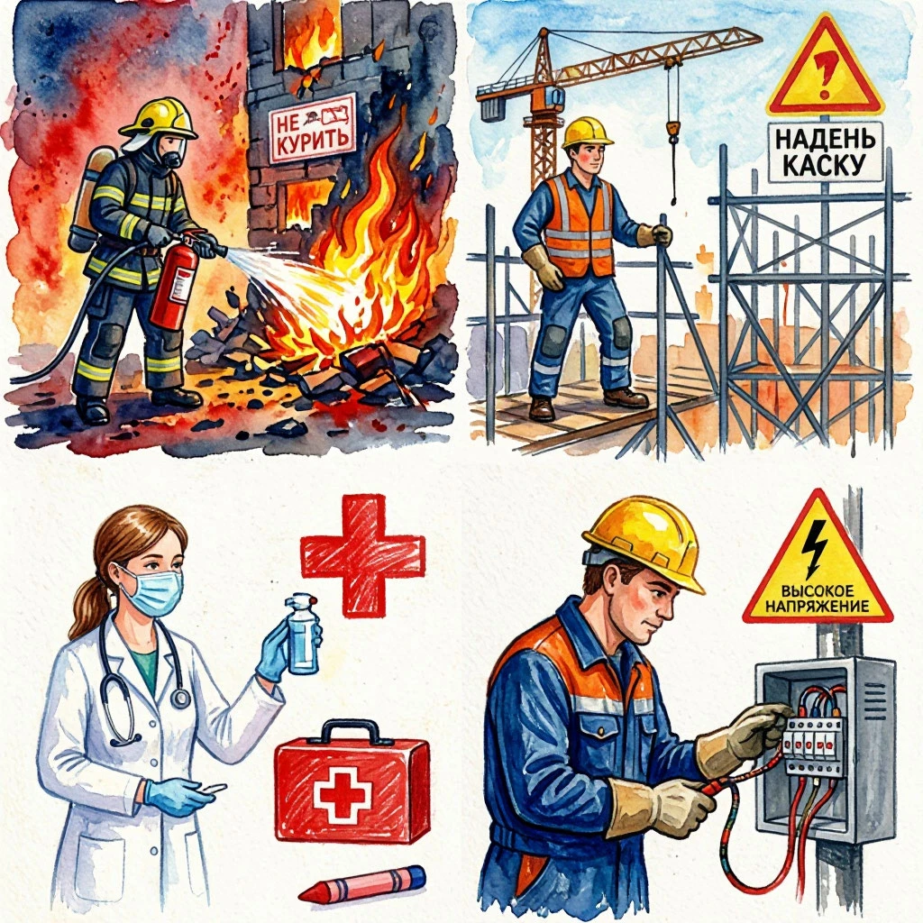 🎨 Конкурс детского рисунка «Охрана труда глазами детей»