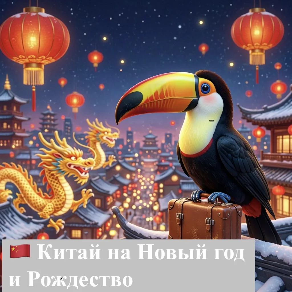 🇨🇳 Китай на Новый год и Рождество