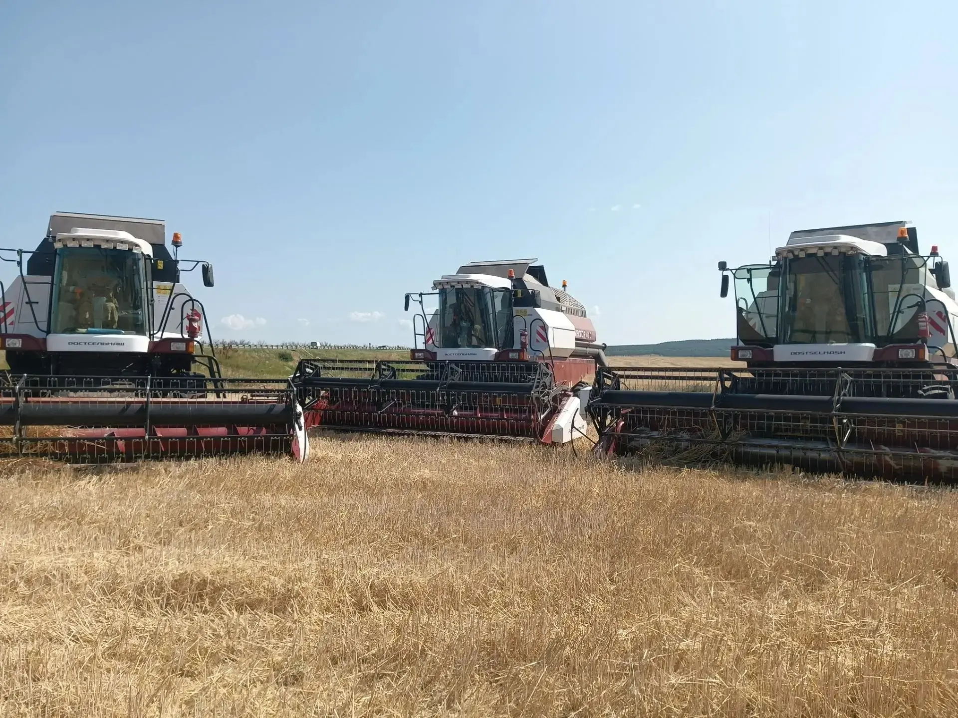 Все хозяйства Воскресенского района приступили к уборочной кампании✅