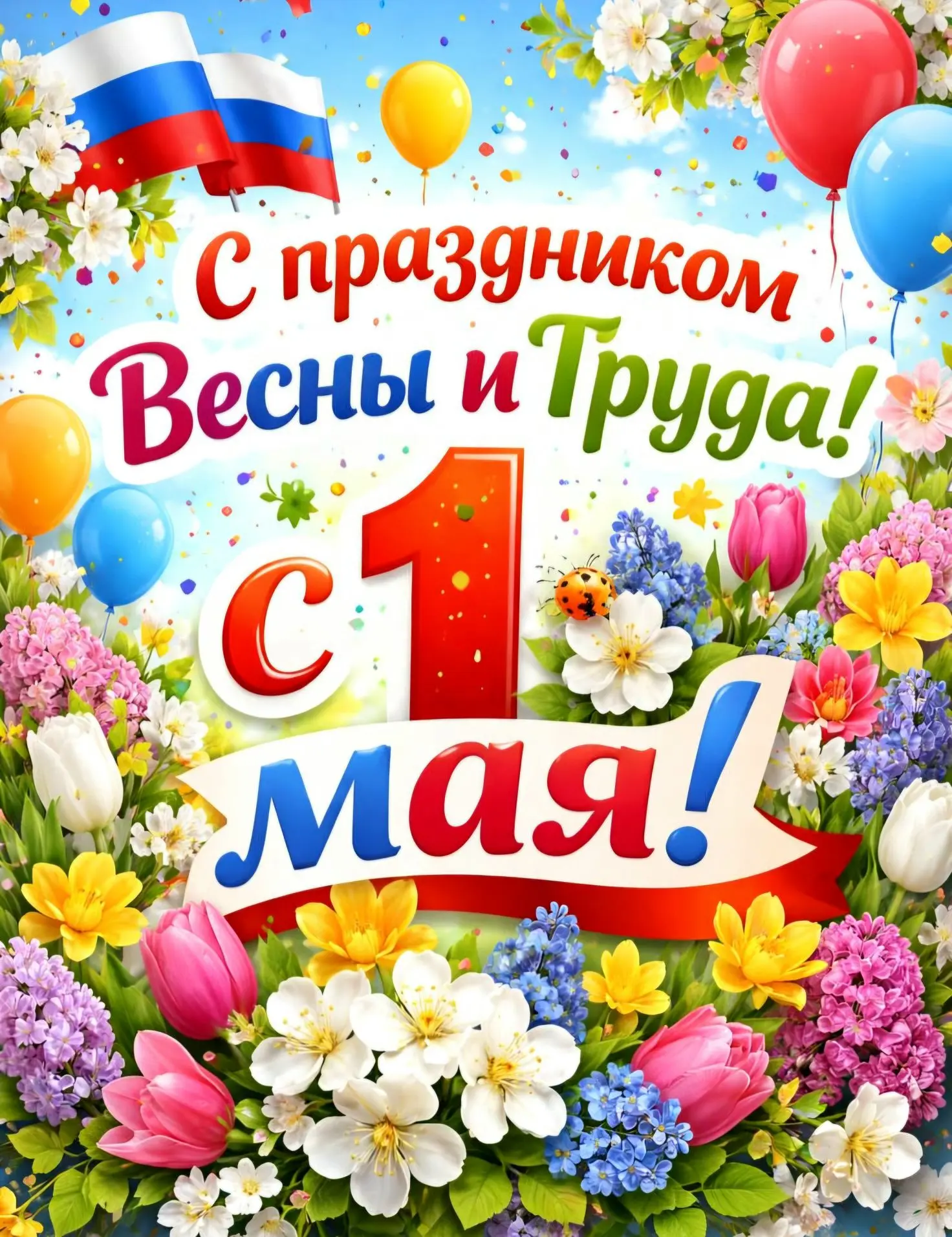 🌸Дорогие друзья, поздравляем вас с Днем весны и труда!🌸