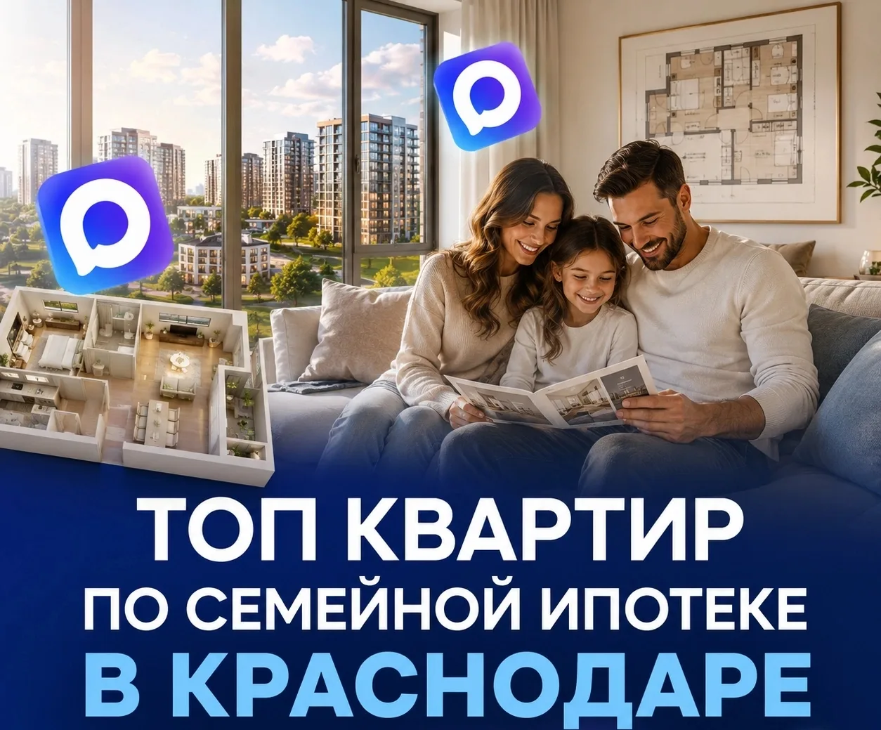 🔥Друзья, собрала для вас каталог из 5 ЖК Краснодара с самыми выгодными акциями по семе...