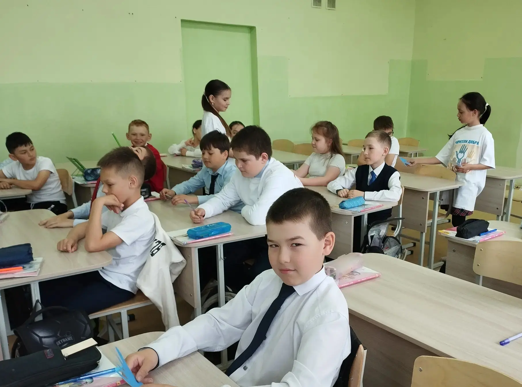 Акция «Сила Победы в единстве народов!»🕊🇷🇺  🕊В школе прошла патриотическая акция «Сила Победы в един