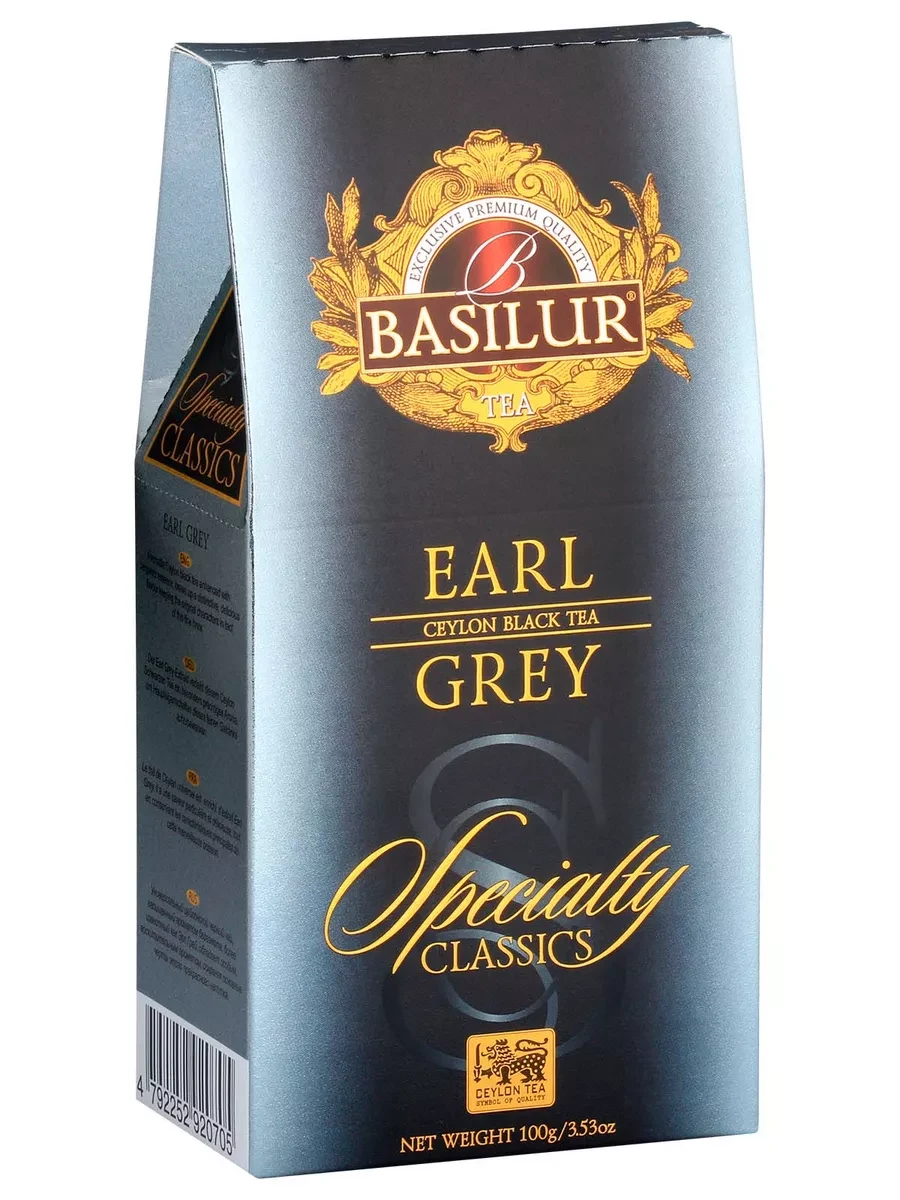 ⚡️ Чай черный листовой с бергамотом Эрл Грей 100 г, Basilur