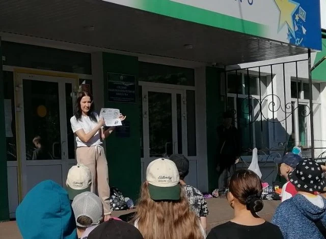 🚧В пришкольном лагере «Алые паруса» прошла профилактическая беседа, посвящённая правил...