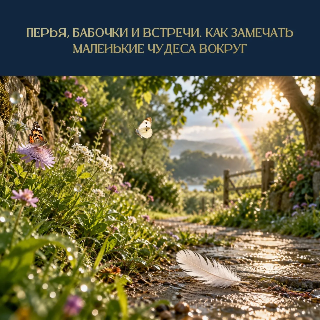 🪶✨ Перья, бабочки и встречи. Как замечать маленькие чудеса вокруг