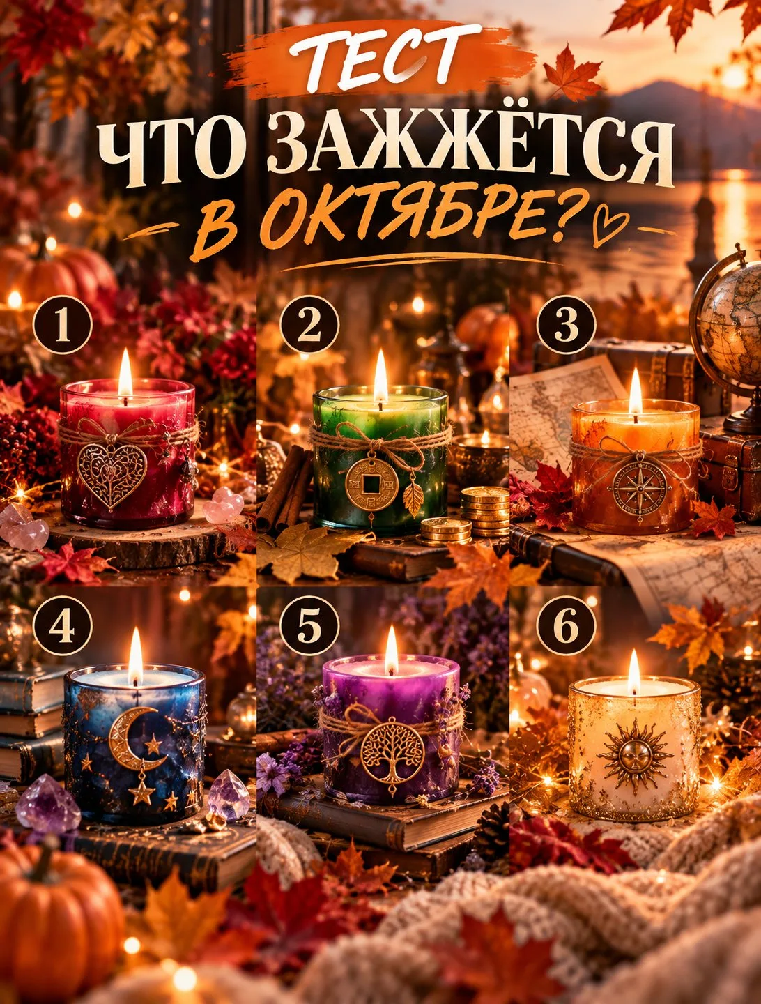 🔥 ТЕСТ «ЧТО ЗАЖЖЁТСЯ В ОКТЯБРЕ?»