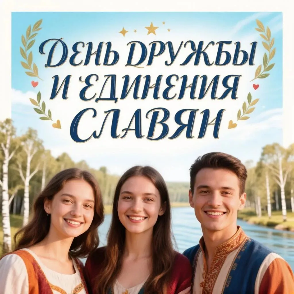 ✨  25 июня - День дружбы и единения славян
💢   День дружбы и единения славян — это праздник общих к