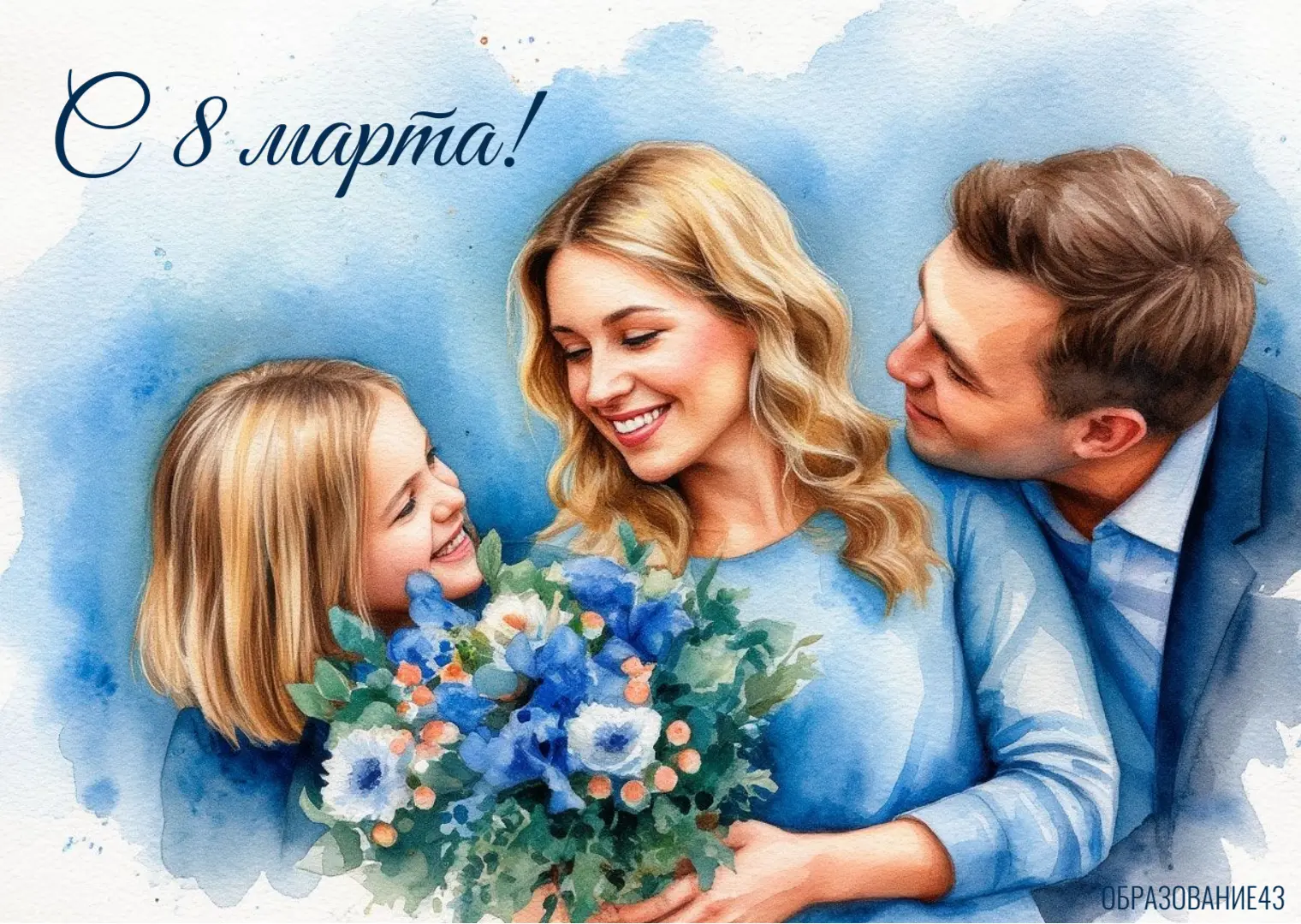 💐Министерство образования Кировской области поздравляет всех женщин с праздником весны...