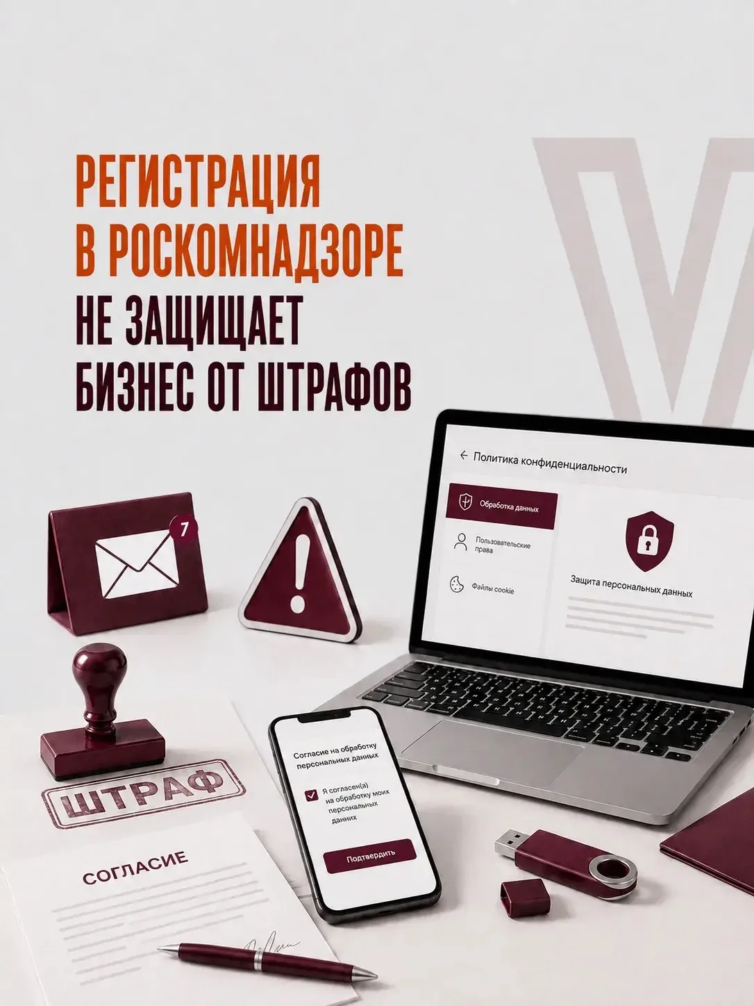 Подали уведомление в Роскомнадзор? Теперь проверьте эти 5 пунктов❗️