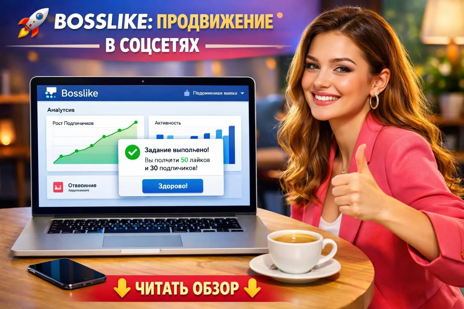 🚀 BOSSLIKE: ПРОДВИЖЕНИЕ В СОЦСЕТЯХ ДЛЯ НОВИЧКОВ