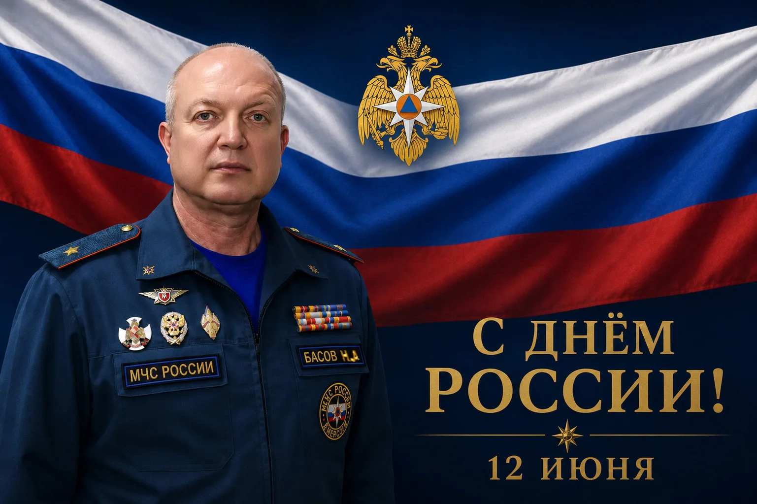 🇷🇺Поздравление начальника МЧС Ставрополья Николая Басова с Днем России 

Уважаемые коллеги, дороги