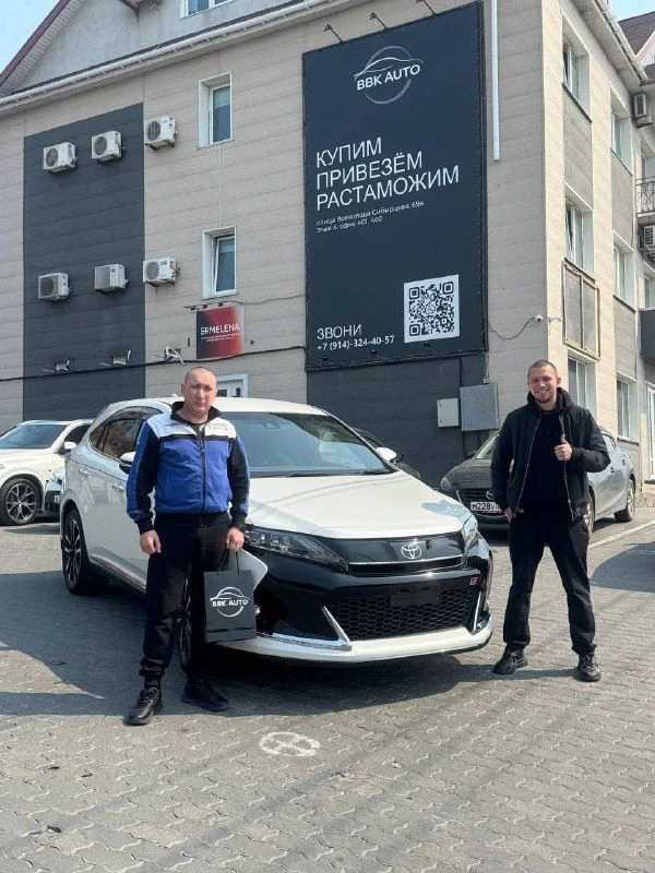 Выдали Toyota Harrier GR нашему клиенту