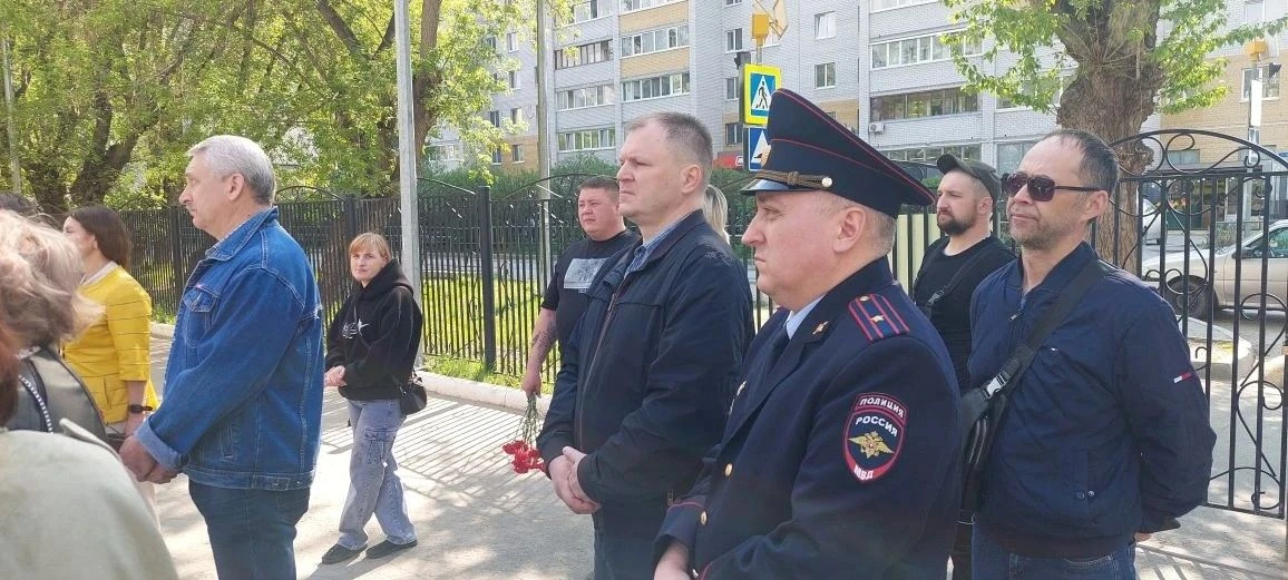 Два имени, два героя, два подвига: память навсегда  8 мая, в канун Дня Победы, в школе № 9 состоялос