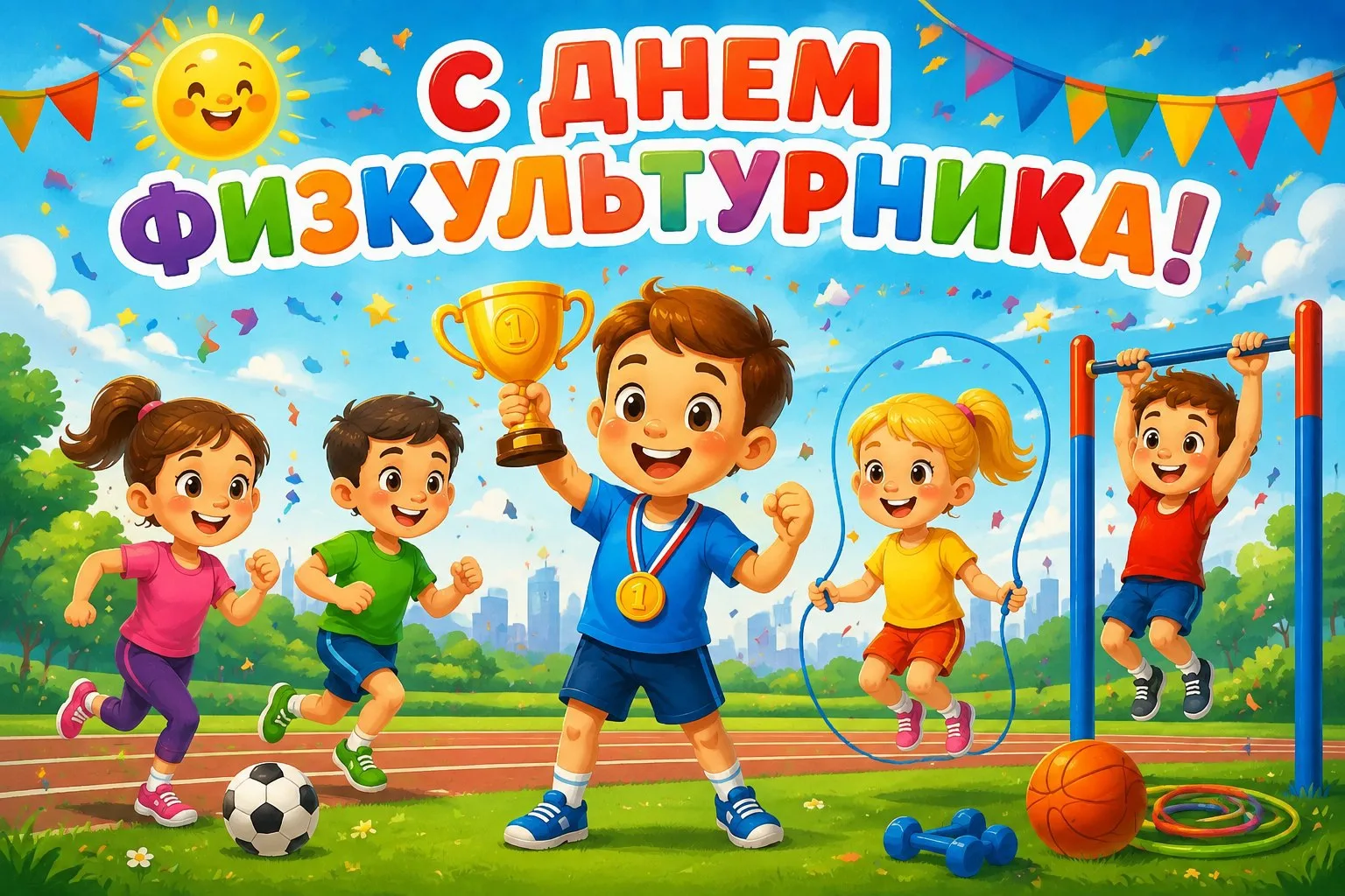 Нашим дорогим и самым энергичным инструкторам по физической культуре в детском саду! 🏃...