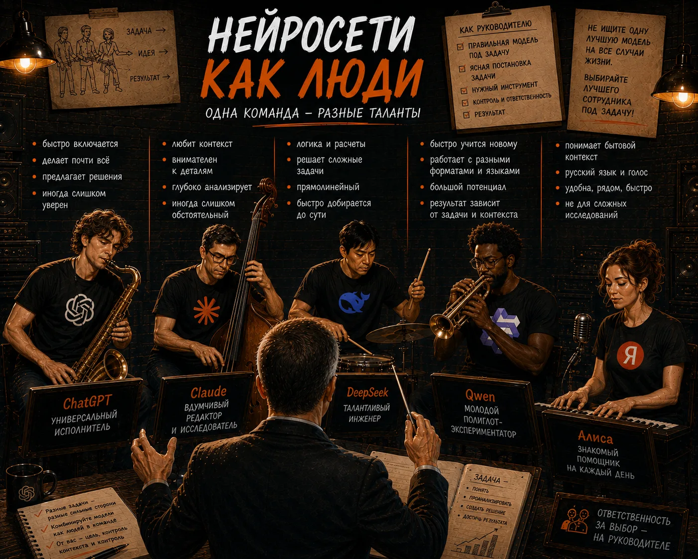 Знаете, в “интернетах” существует много различных сравнений нейросетей, рейтингов и тд....