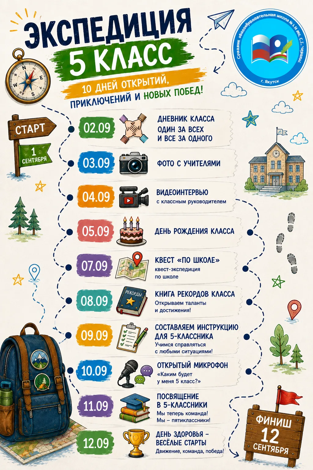 🧭 Экспедиция «5 класс»