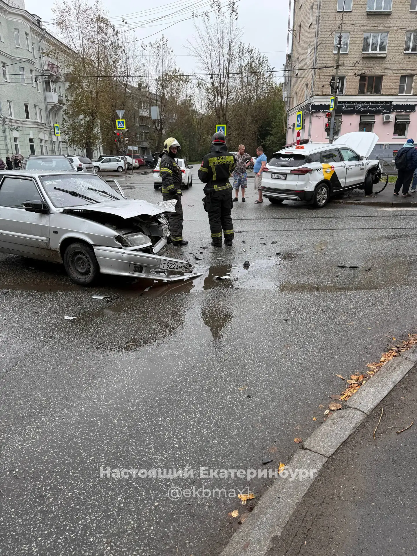 Жесткая авария на Химмаше