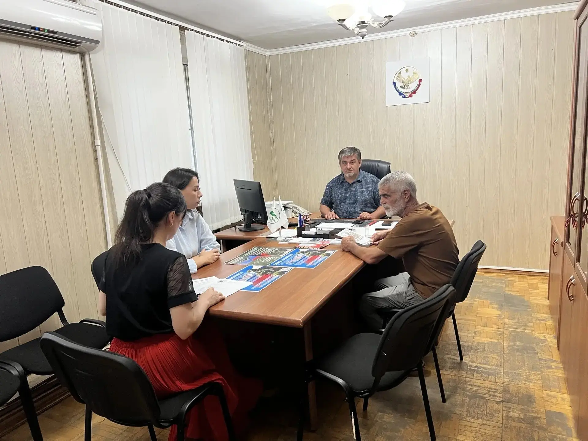 ‼Руководитель Территориального центра занятости населения города Каспийск Магомед  Джам...