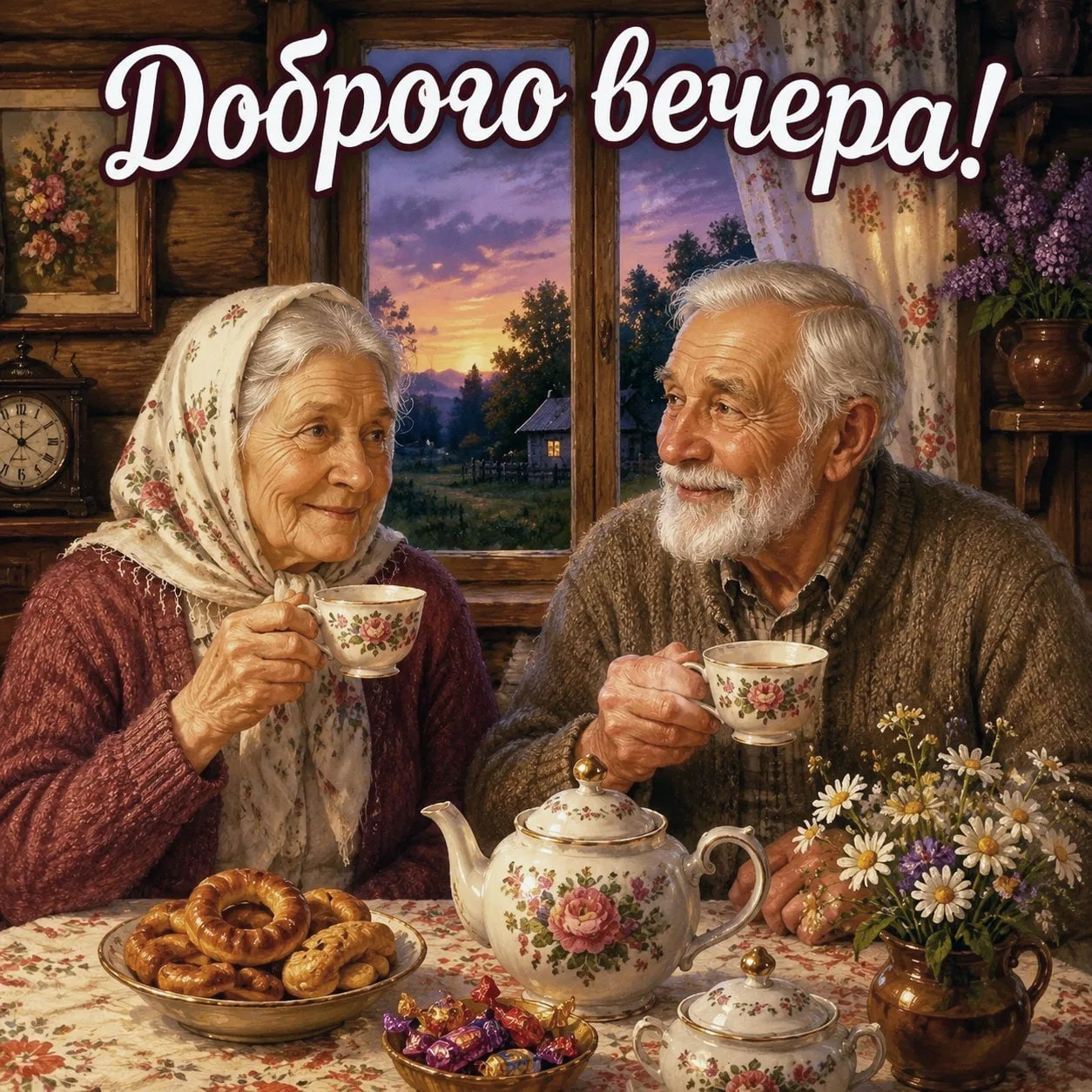 🌙 Доброго вечера!  Пусть этот вечер будет уютным, спокойным и наполненным приятными моментами 😊   Же