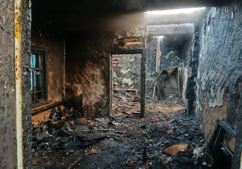 🚒 В Исаклинском районе сгорел дом