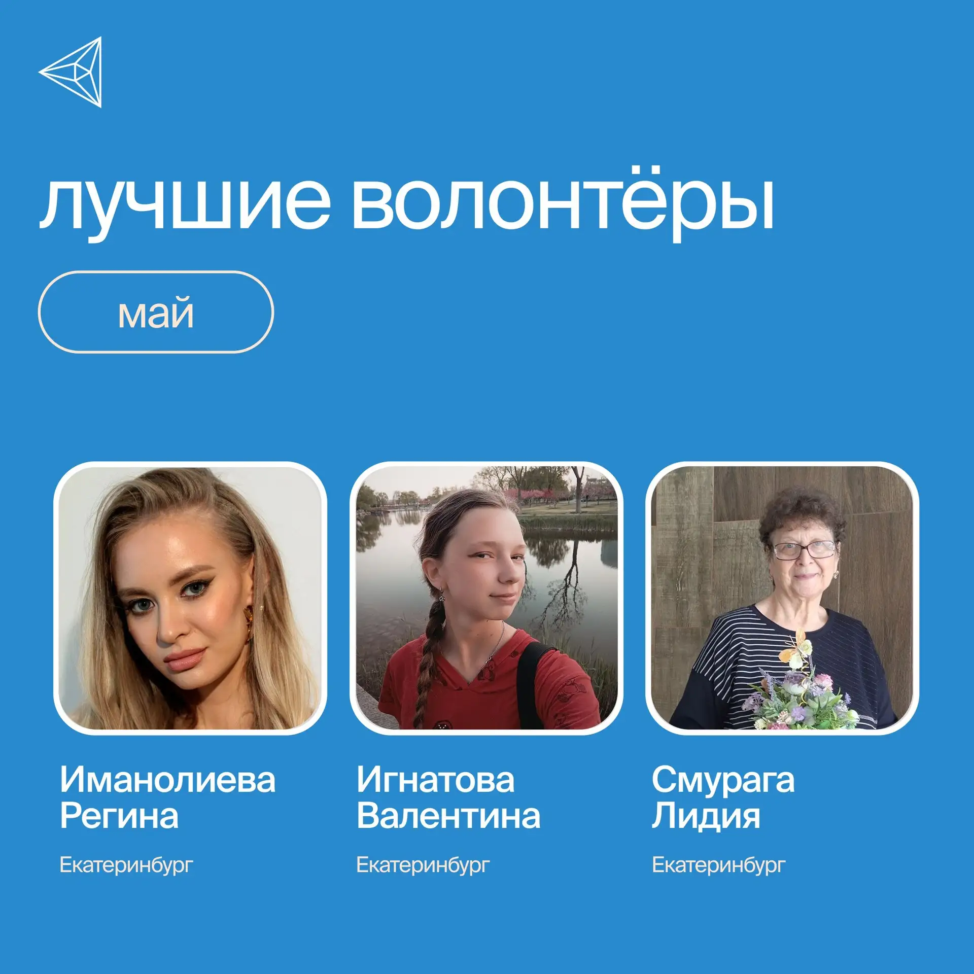 Лучшие волонтёры мая — часть 1.