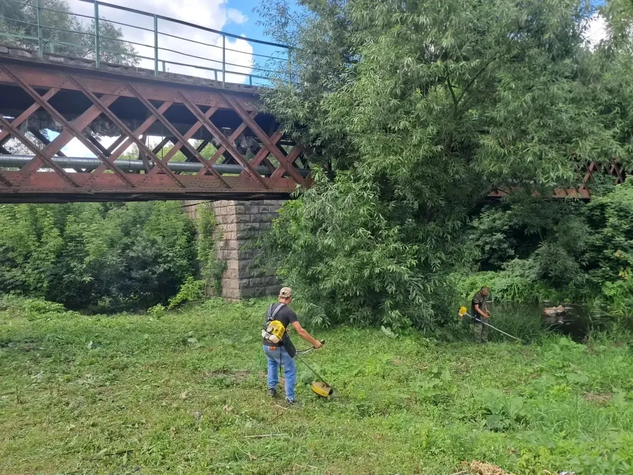 ✅Администрация Железнодорожного округа города Курска приступила к покосу сорной растительности на об