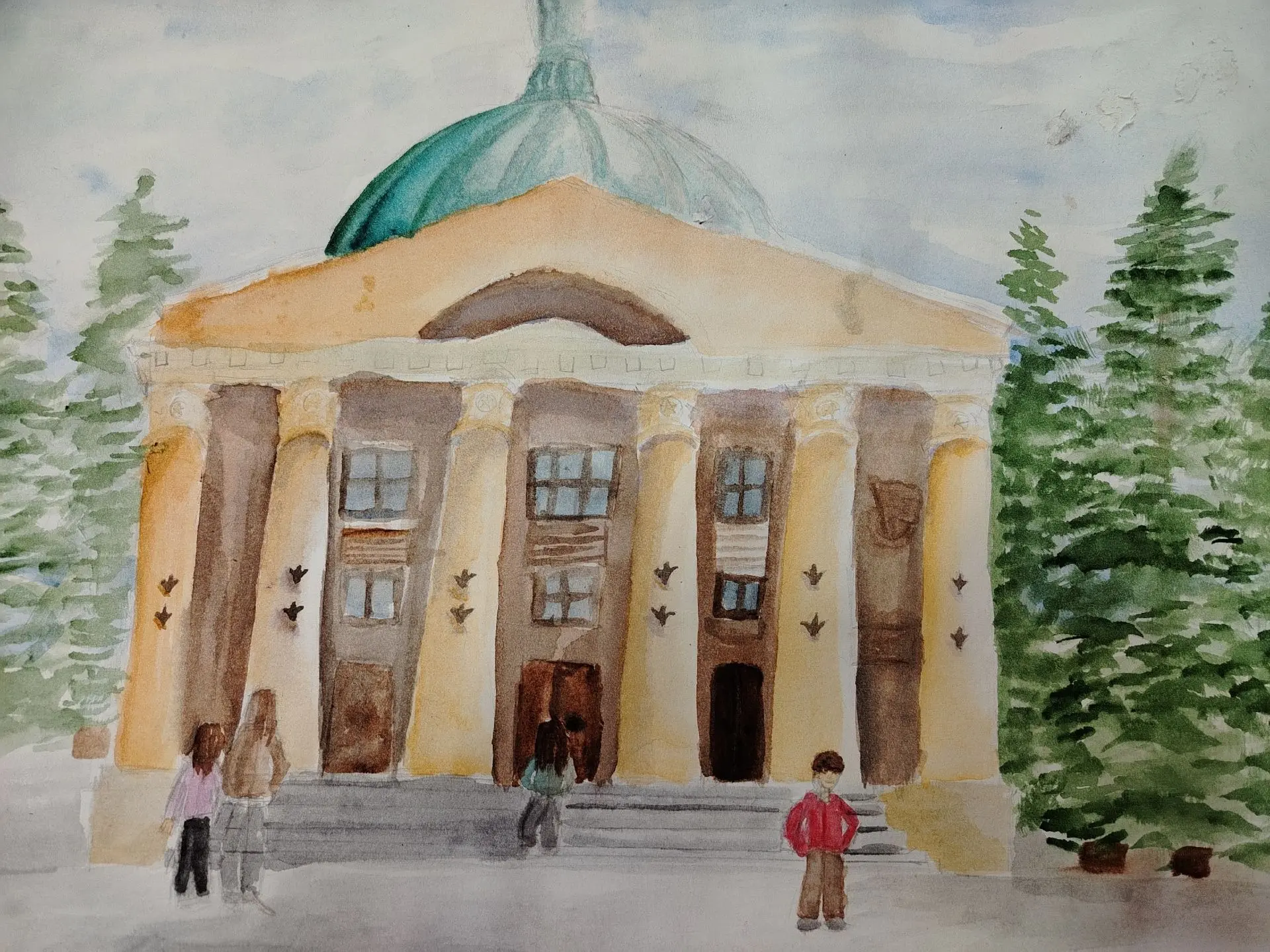 🎨Выставка работ учащихся.