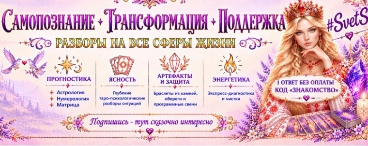 КРИСТАЛЬНЫЙ ОТВЕТ - канал для девушек, которые не разучились верить в чудо!💫
