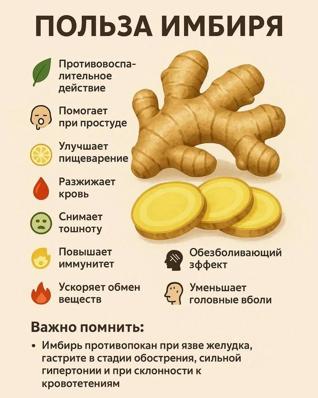 Пользы имбиря!🫚