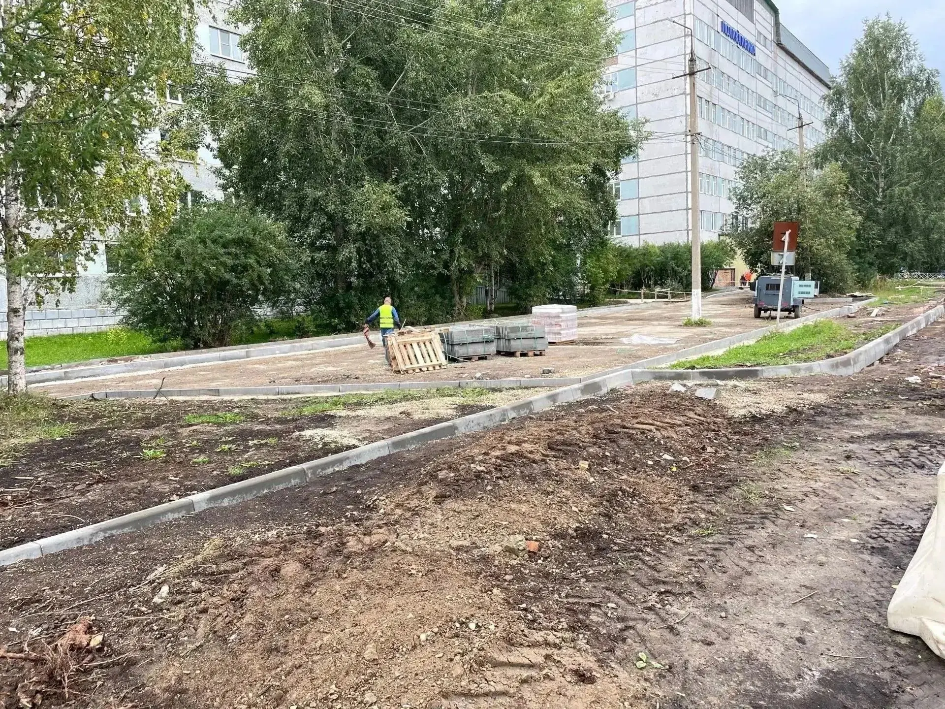 В Республике Коми продолжается благоустройство городской среды