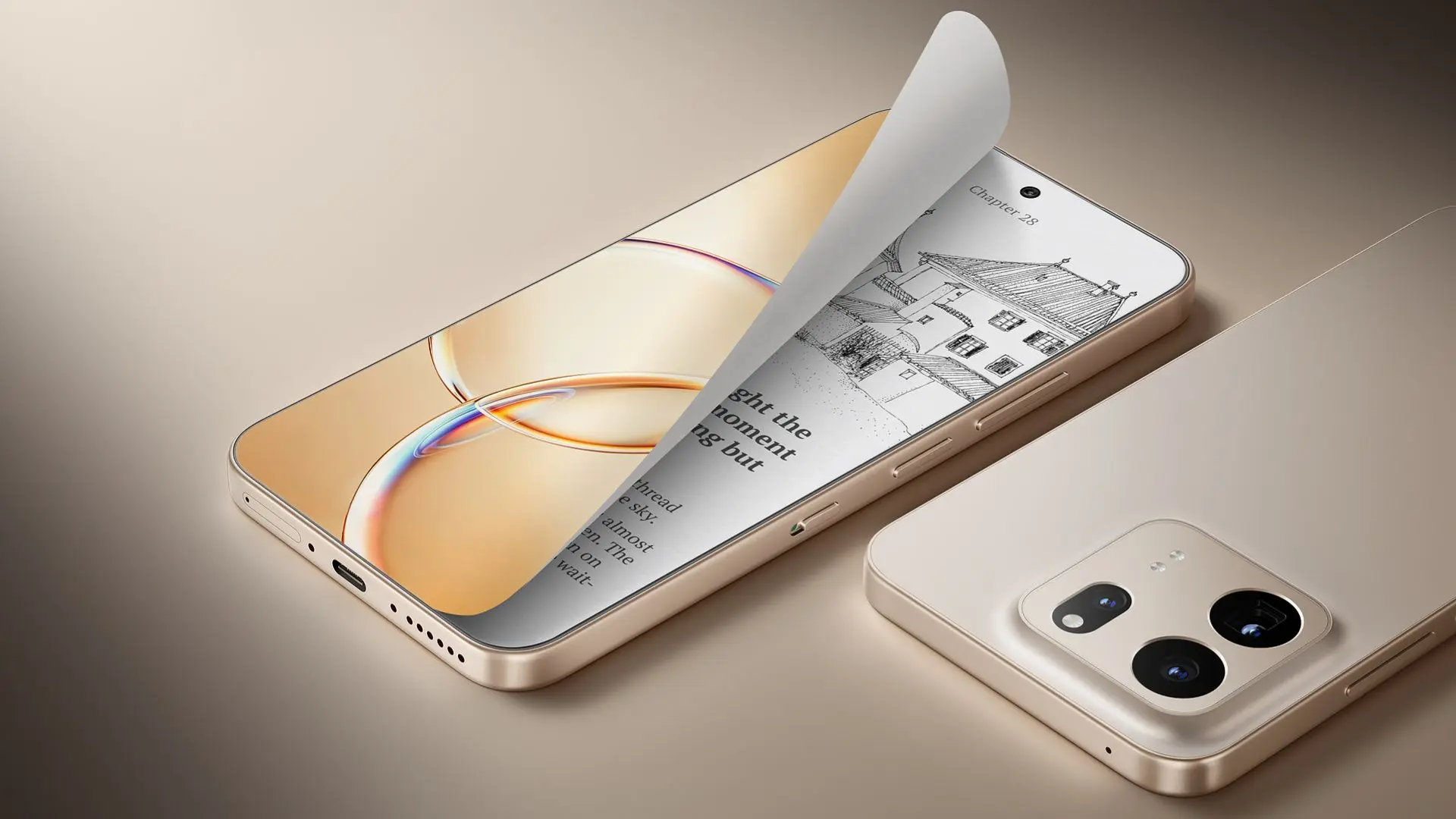 TCL представила P80 Ultra с первым AMOLED-дисплеем, способным в имитацию E-Ink