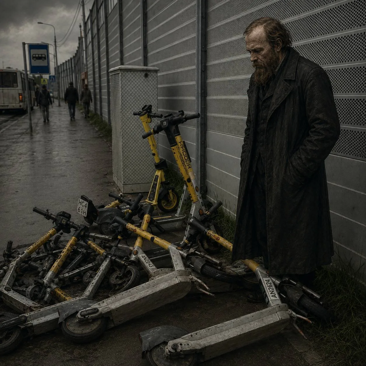 🛴 В Янино начинается падёж самокатов