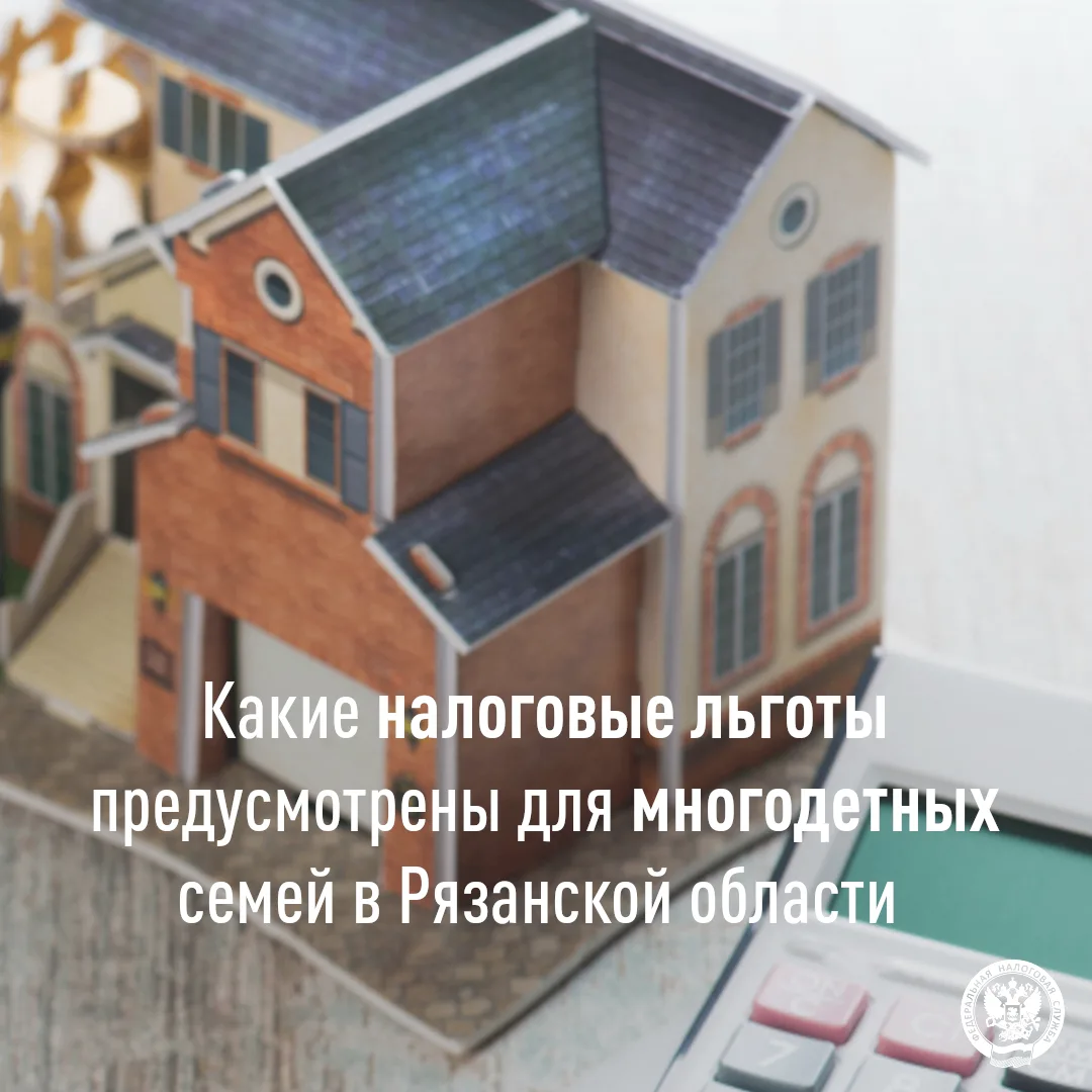Какие налоговые льготы предусмотрены для многодетных семей в Рязанской области