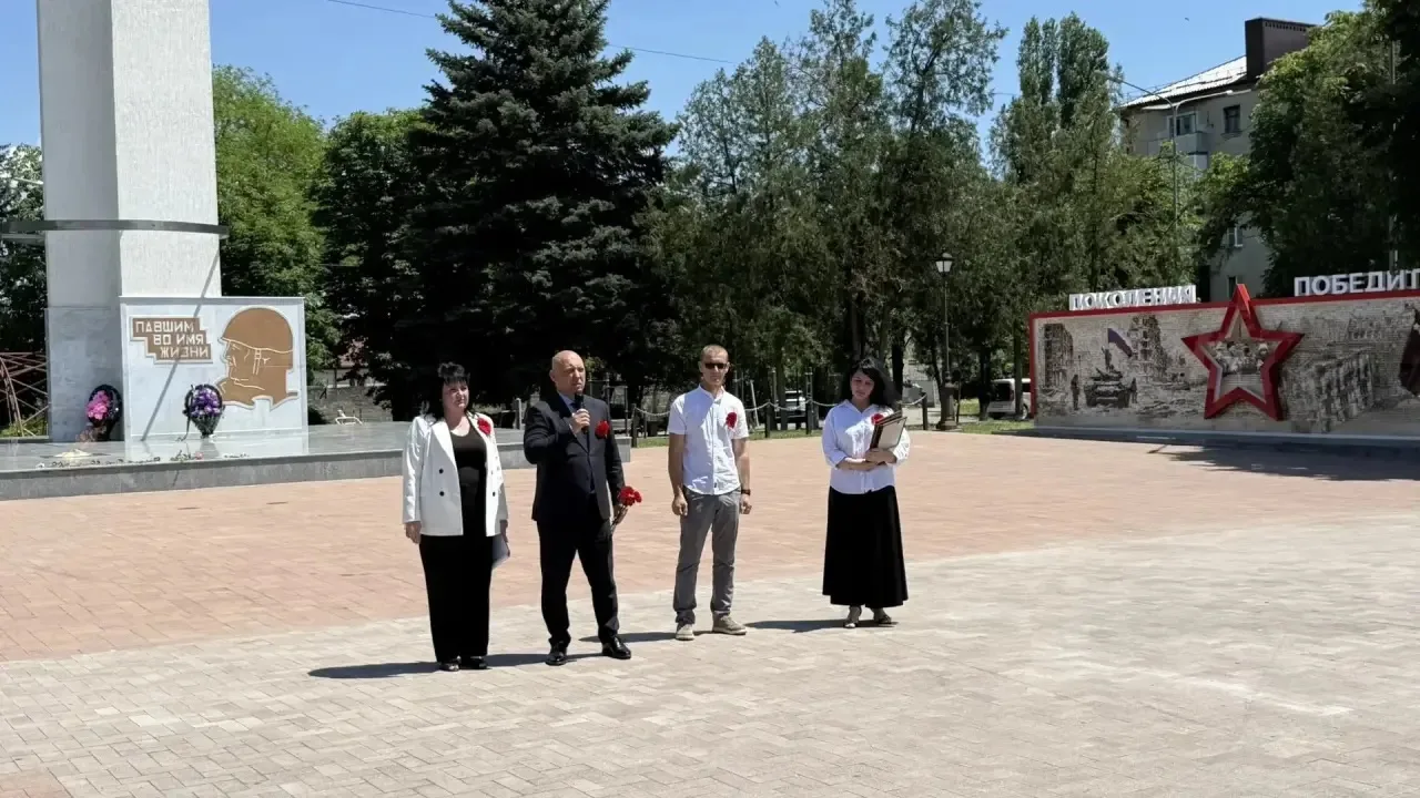 Сегодня, 22 июня, в День памяти и скорби на народной акции "Временной маршрут Победы" работали волон