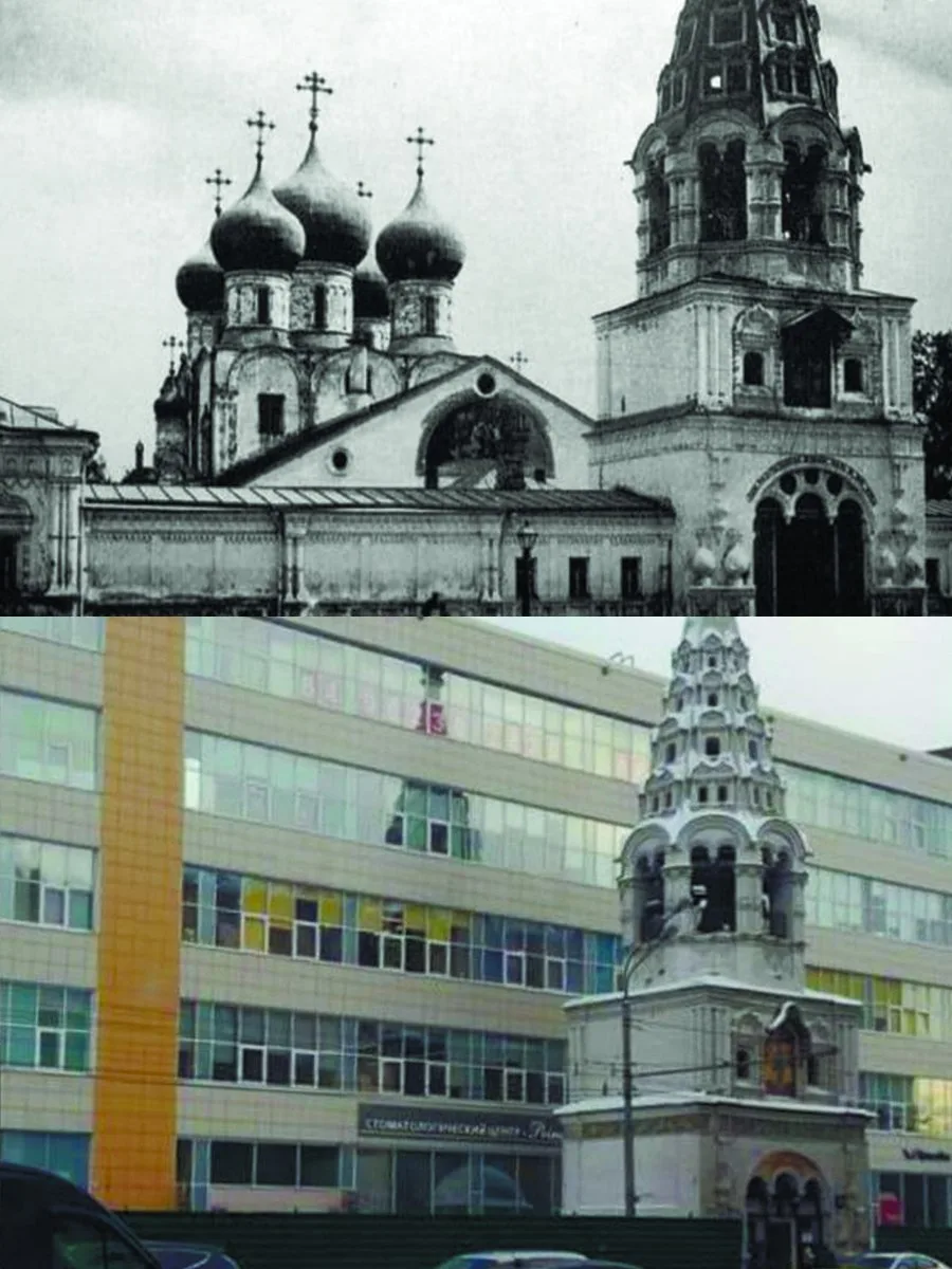 📍Храм Рождества Пресвятой Богородицы в Бутырской слободе. 

1886/2023 год. 

💡Нижний снимок нагляд