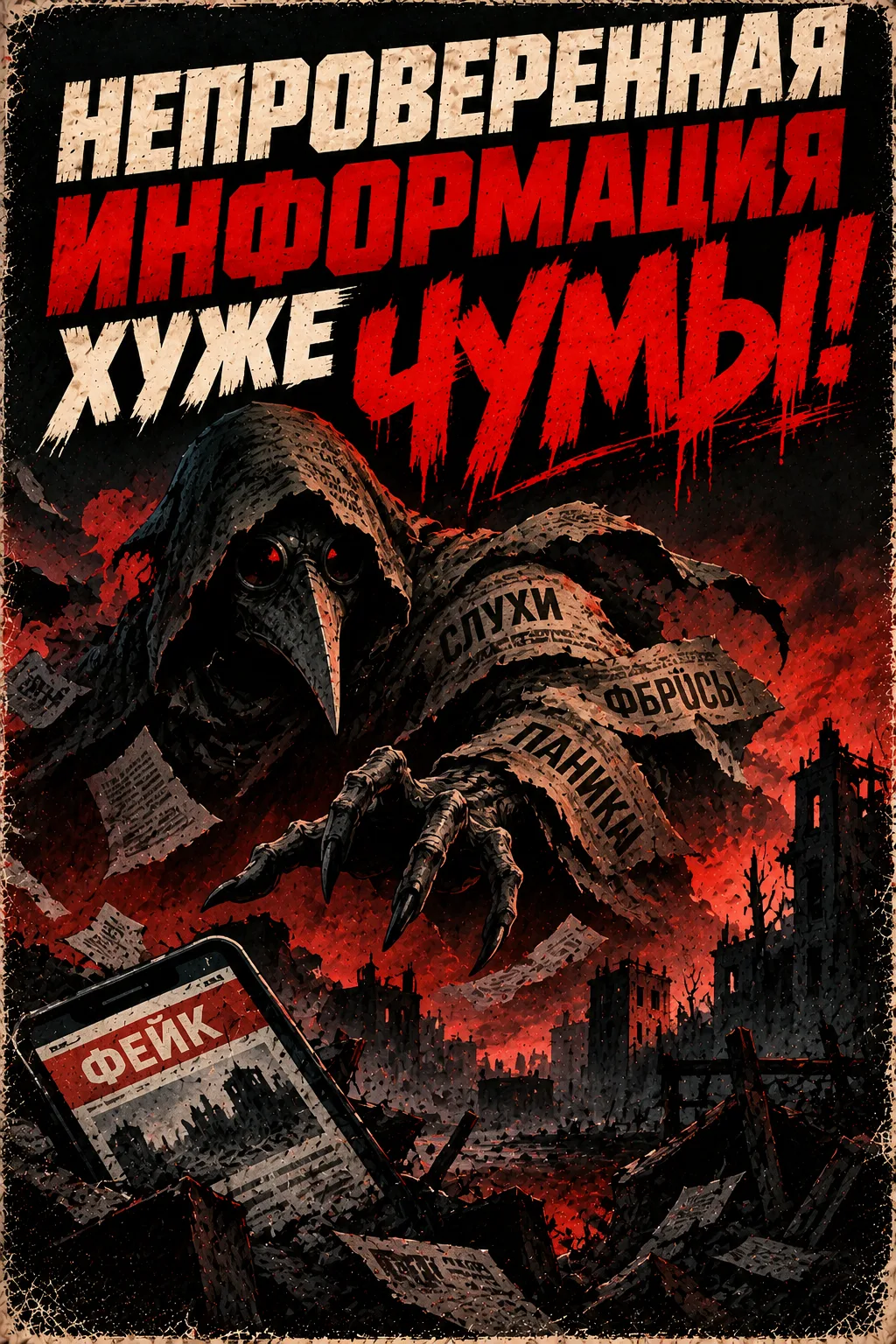 Помни, ложная информация может быть намного быстрее чем любой вирус!
