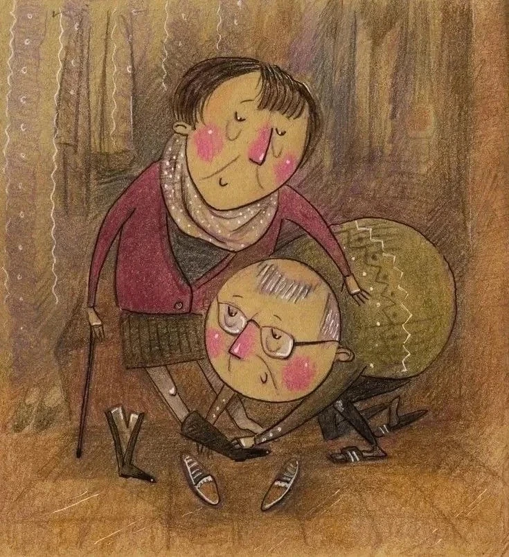 Про отношения…

Сижу у мaмы в больнице. Около неё лежит бабушка, лет под 90. Приходит к ней дед, ел